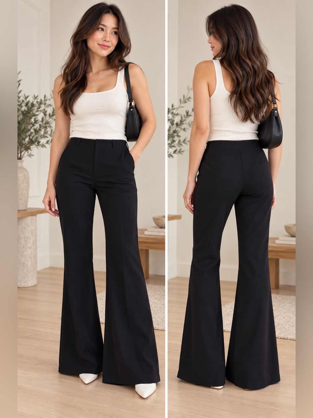 Current Mood Black Flare Pants NWT Size Small